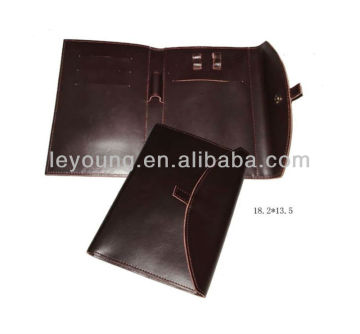 Custom Made Envelop Shape A5 leather planner cover notebook cover