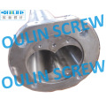 Kmd2-50kk Twin Conical Screw and Barrel for WPC Sheet, Profile Extrusion