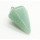 6 side coin Shape Green Aventurine pendant