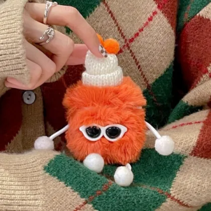 Cartoon-themed Plush Monster AirPods Pro Cases for Apple Wireless Bluetooth Headphones - 2nd & 3rd Generations