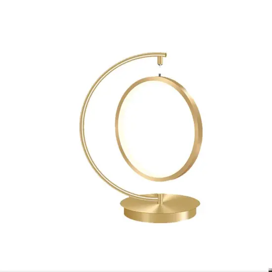 INSHINE Simple Annular Brass Table Lamp