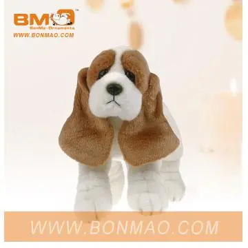 Basset hound dog plush toy