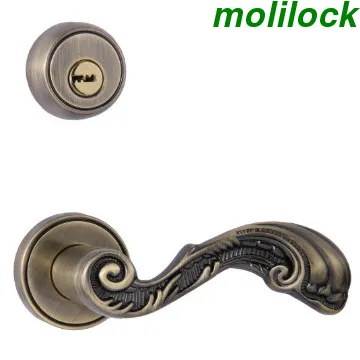 Handle Door Locks, Aluminium Alloy Mechanical Lock