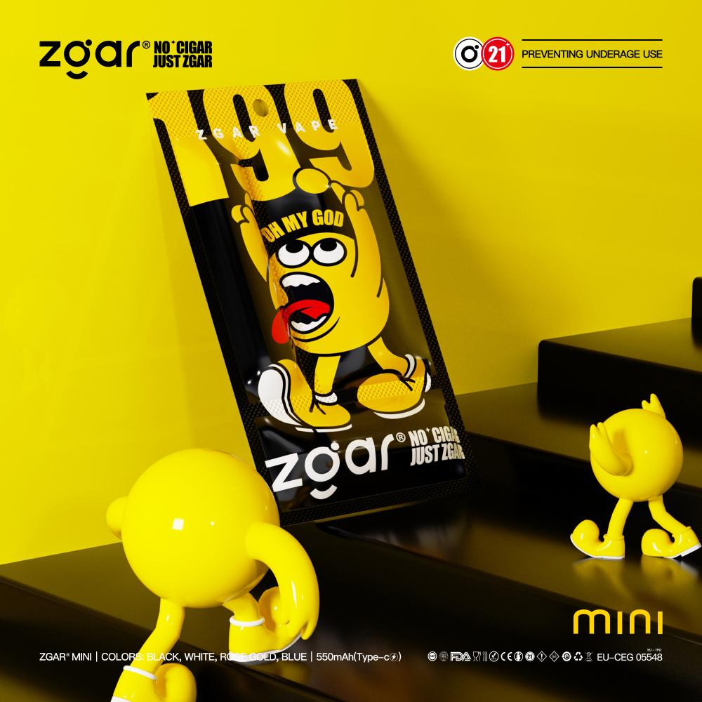 جهاز Zgar Mini - أسود