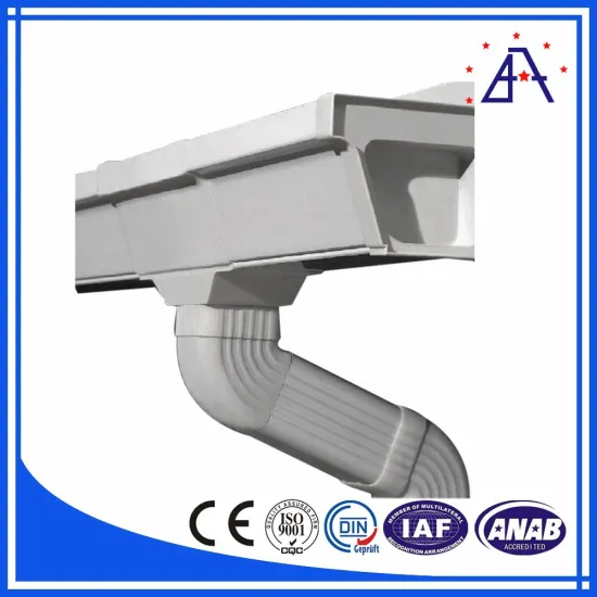 6060 6061 6063 6082 aluminum profile supplier aluminum gutter
