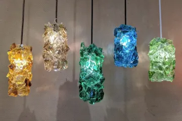 Popular gravel shape color custom restaurant custom atmosphere chandelier New style hotel decoration chandelier