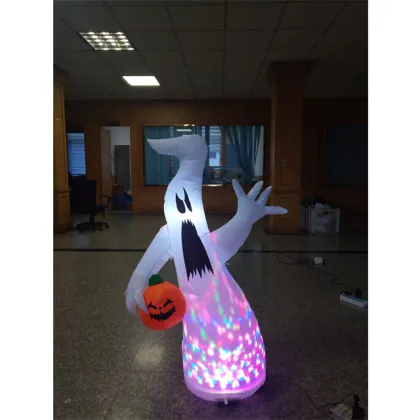Holiday inflatable Halloween white Ghost Pumpkin
