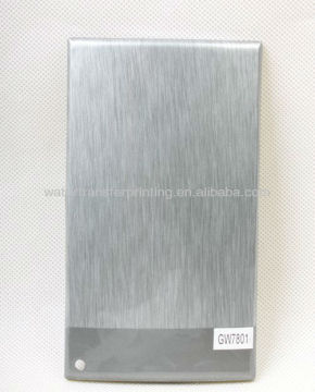 Tooth Brush Holder Water Transfer Printing Hydro Graphics Film Transparent Film - Metallic silver wire GW7801 WIDTH100CM