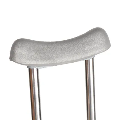 Adjustable Aluminum Foldable Axillary Crutches with Medical Padding
