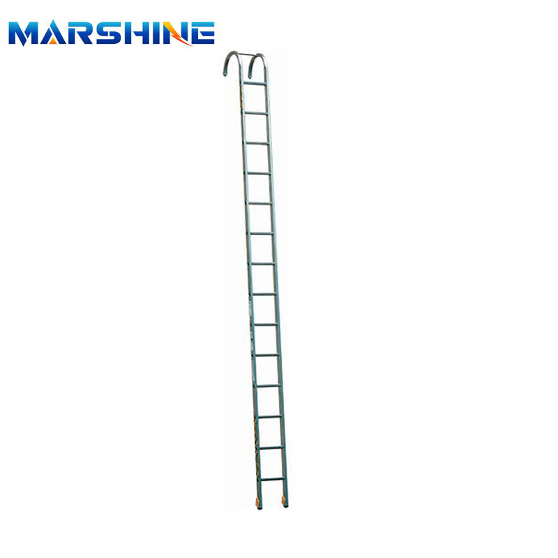 Silver Aluminium Single Straight Hook Ladder