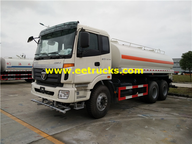 Foton 10 Wheel 15m3 Water Tanker Trucks