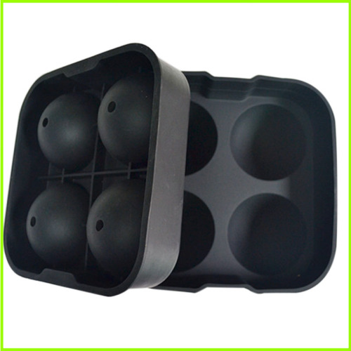 Fabricante de bolas de hielo de silicona de 4 cavidades de alta calidad personalizado
