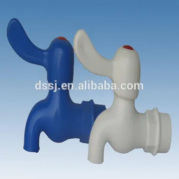 1/2 inch White/Blue PVC Water Tap for Water Supply
