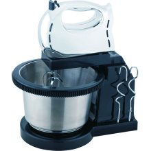 Electric cake mixer with rotating bowl stand mixer