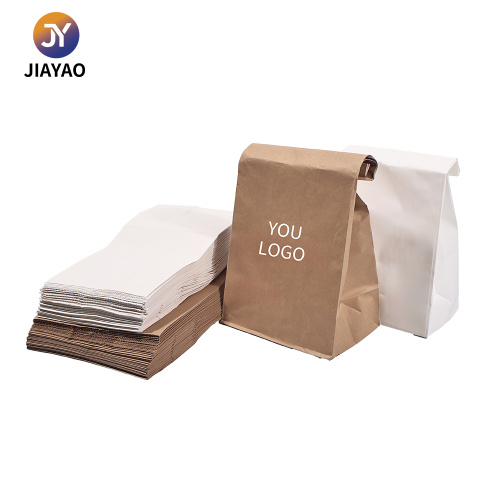 Solución de bolsa para llevar de papel kraft natural