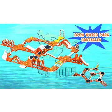 2014 hot sale high quality inflatable water obstacle course