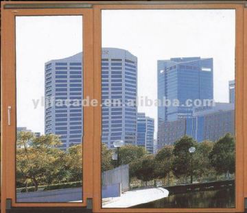 Bridge cutting aluminum wood window