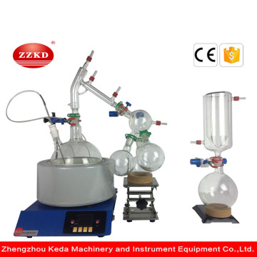 Short Path Distillation Glass Evaporator