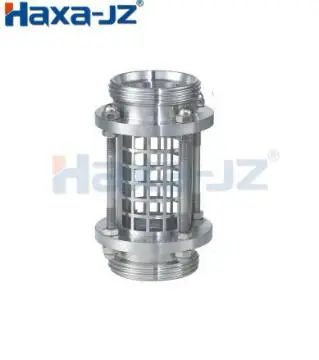Stainless Steel Straight Sight Glass with Net