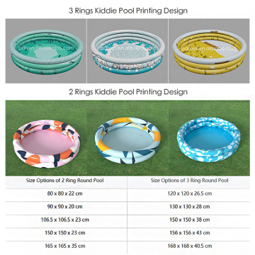 New Kids Pool Artist Series Round Inflatable Pool