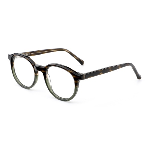 Handcrafted Block Splicing Acetate Optical Frames