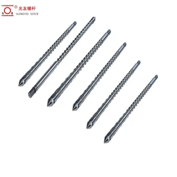 Bimetallic screw barrel para sa thermoplastics