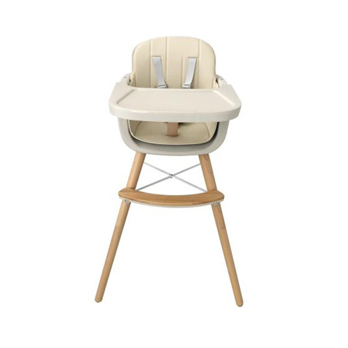 Chaises hautes pour bébé avec plateau amovible et harnais de sécurité