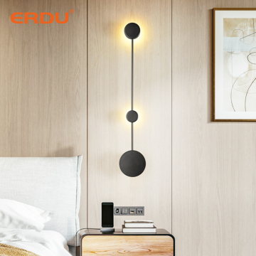 ERDU Indoor Minimalist Modern LED Wall Lamps for Living Room and Bedroom