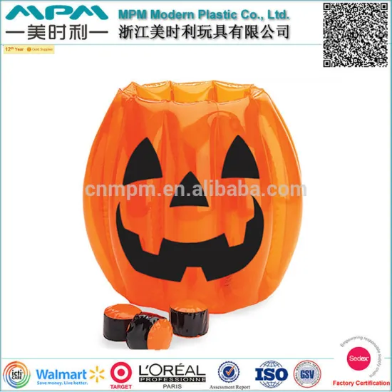 Halloween inflatable pumpkin cooler for party