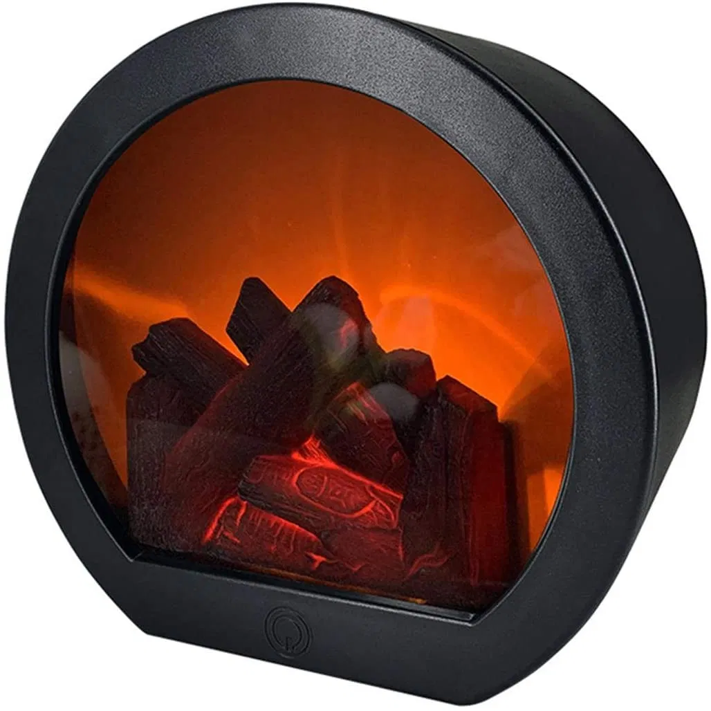 Touch interruptor LED decorativo USB Simulación recargable Flame LED Chileplace Linterna