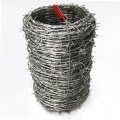 Bobina de alambre de púas de acero galvanizado para uso agrícola