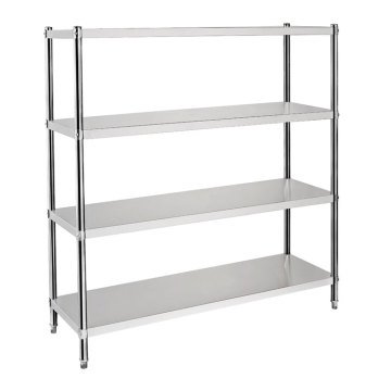 Stainless Steel 4 Tiers Kitchen Utensil Rack with Round Legs