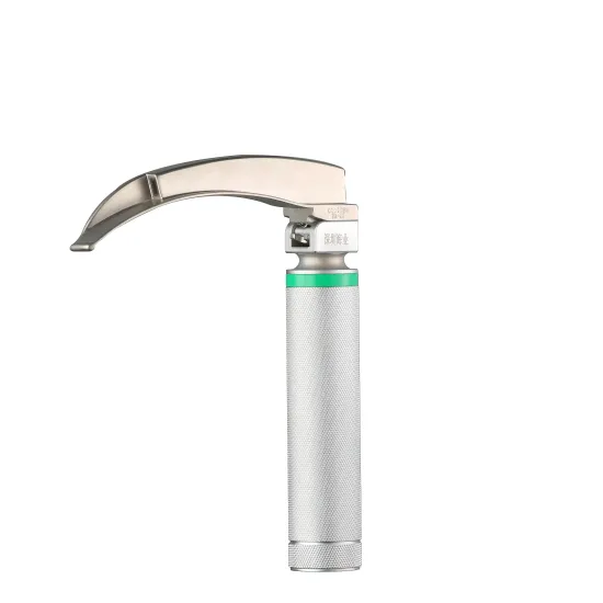 Medical Manufacturing Equipment: Fiber Optic Laryngoscope Set for Anesthesia Intubation and Rigid Direct Laryngoscopy