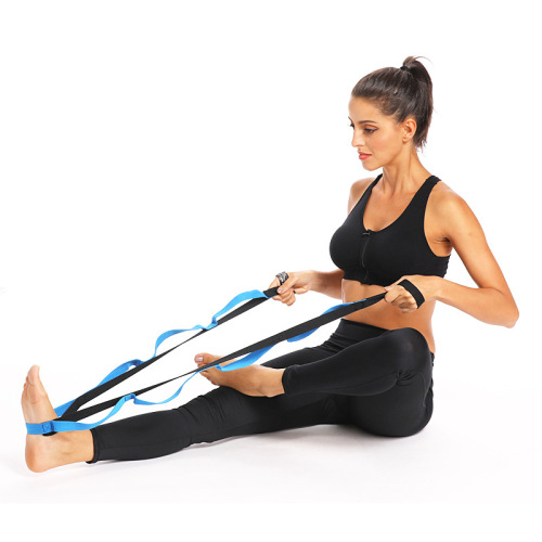 ejercicio ajustable yoga correa elástica múltiples bucles