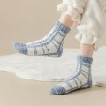 Winter Home Bed Fluffy Socks Women