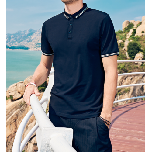 short sleeve plain custom design men's polo shirts