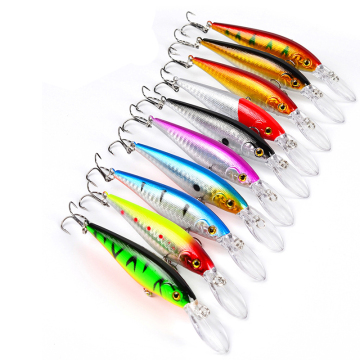 TAIGEK Various Colours Wobblers Bait Hard Minnow Lure for Trolling and Deep Diving