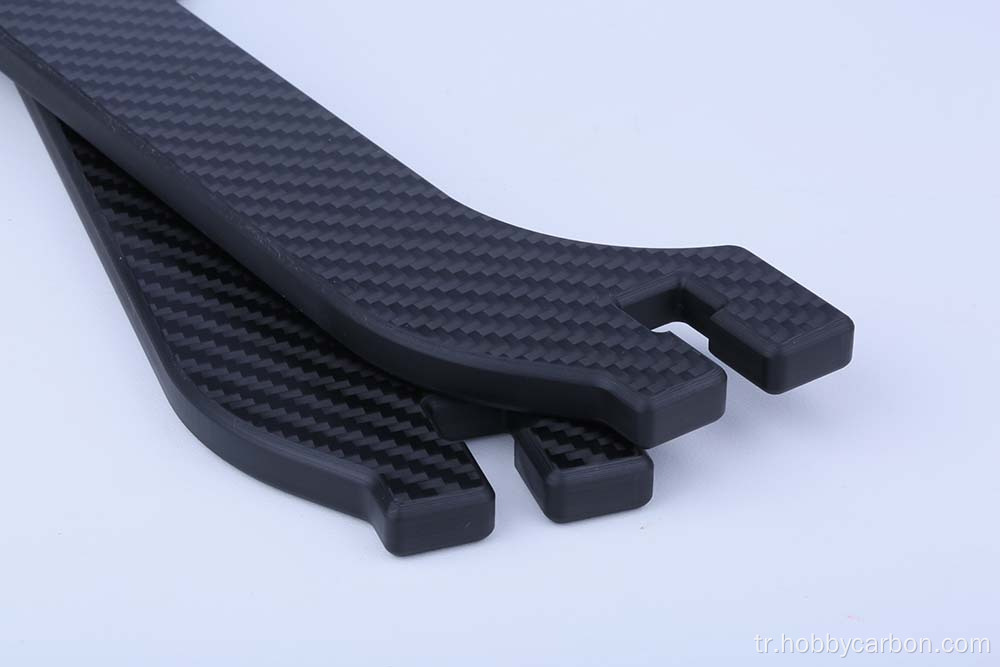 Yuvarlak / kare şekilli karbon fiber levha