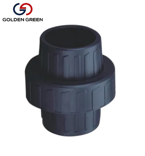 Black PVC Ball  Valves &  Coupling Plastic Fitting PVC Pipe and Fittings Coupling