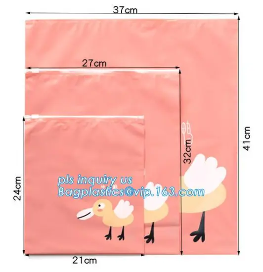 Slider Zip Bags Vinyl Envelopes Clear Zipper Bag, colorful slider zip lock bags slide plastic zipper bags, swimwear packaging ev