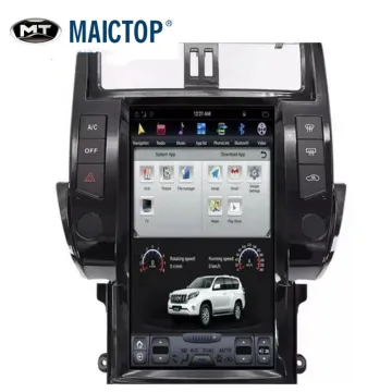 MAICTOP DVD Radio Tesla Style Car Accessories for Land Cruiser Prado 2010-2013 FJ120 150 - Good Quality