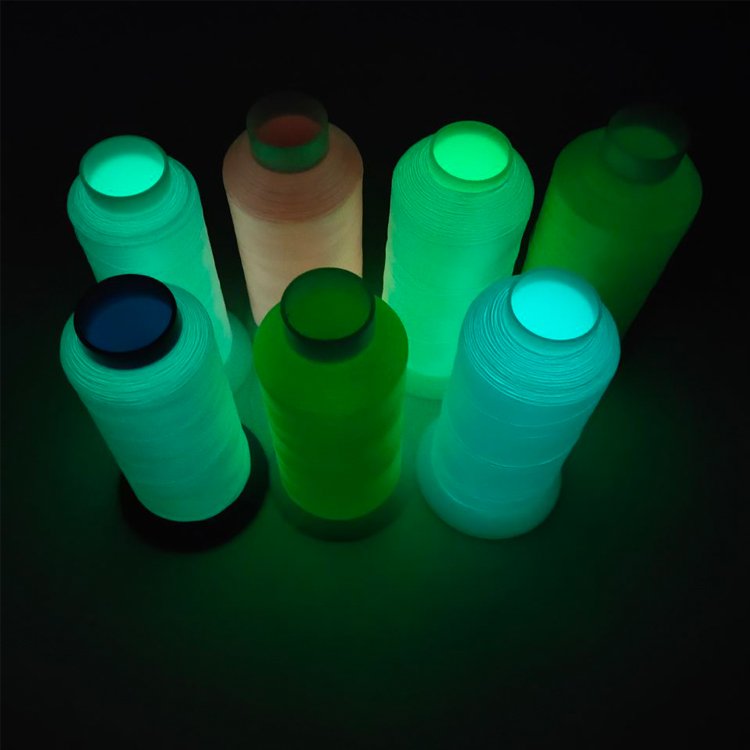 Glow In The Dark Luminous Embroidery Thread, High Quality Glow In The Dark  Luminous Embroidery Thread on