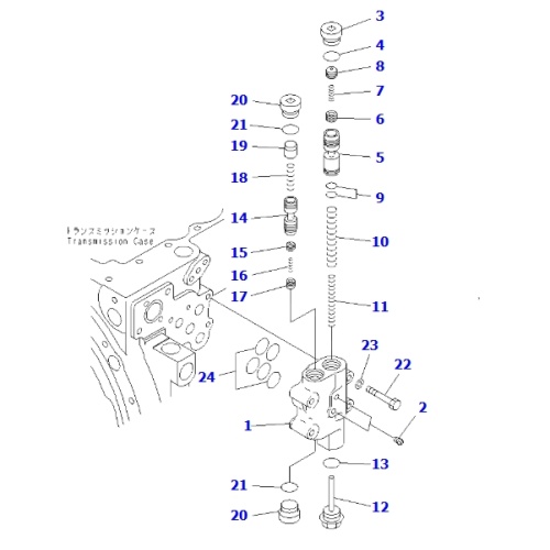 High Quality 17A-15-26030 VALVE ASS'Y For Dozer D155 Parts