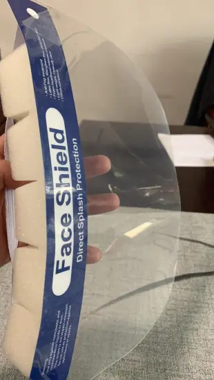 0.24mm pet PLA clear sheet for making Faceshield