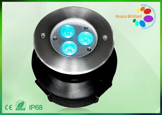 Ip68 12 Volt Aquarium Led In Ground Lights 9 Watt With Rf Control