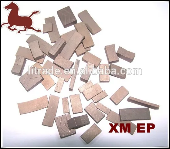 Diamond granite cutting segment
