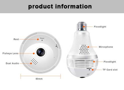 Home Camera Security WiFi Blub