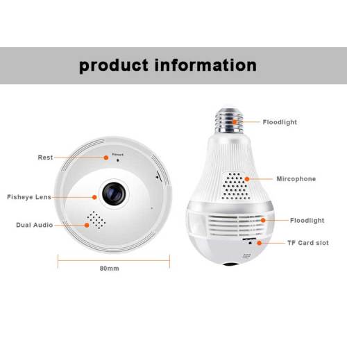 Camera doméstica Seguridad Wifi Blub