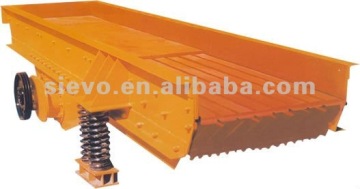 High efficiency motor mining vibrating feeder