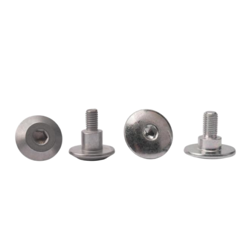 Большой ступенчатый болт с шестигранной головкой и плоской головкой